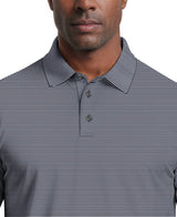 Men's Cooling Stripe Short Sleeve Golf Polo Shirt