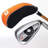 Golf Neoprene 11 Pcs Golf Headcovers - Orange