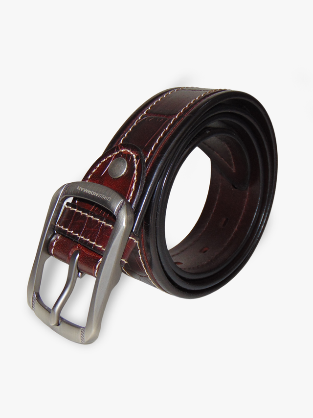 Greg Norman Leather Golf Belt