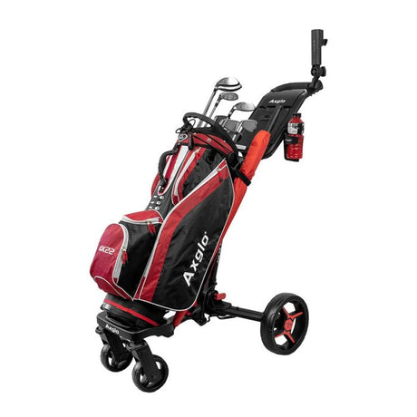 Flip N Go Pro Four Wheel Ultra Compact Foldable Aluminum Golf Trolley