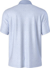 Junior's Linear Jaspe Print Short Sleeve Golf Polo Shirt