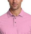 Essential Geo Print Short Sleeve Golf Polo Shirt