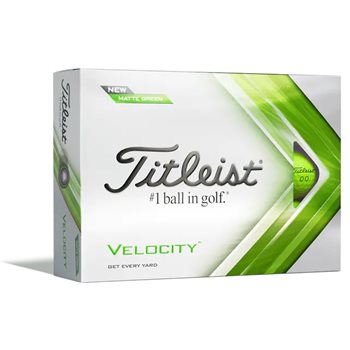 Prior Generation Velocity Distance Golf Balls - Matte Green