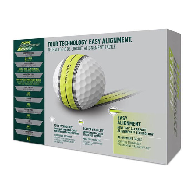 Tour Response Stripe Golf Balls - Multi Color