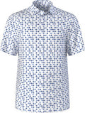 Junior's Novelty Print Short Sleeve Golf Polo Shirt