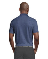 Linear Jaspe Print Short Sleeve Golf Polo Shirt