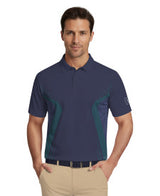 Faux Seamless Mapped Print Short Sleeve Golf Polo Shirt
