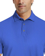 Essential Geo Print Short Sleeve Golf Polo Shirt