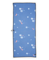 Printed Microfiber Golf Towel - Dutch Blue