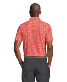Linear Cocktail Print Short Sleeve Golf Polo Shirt