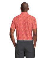 Linear Cocktail Print Short Sleeve Golf Polo Shirt