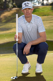 Tee Time Script Golf Cap