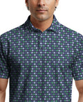 Novelty Print Short Sleeve Golf Polo Shirt