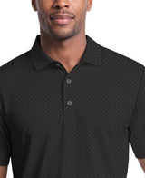 Essential Geo Print Short Sleeve Golf Polo Shirt
