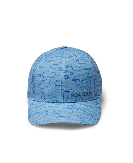 PGA Tour Conversational Flex Golf Cap - Della Robbia BL