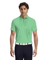 Essential Geo Print Short Sleeve Golf Polo Shirt
