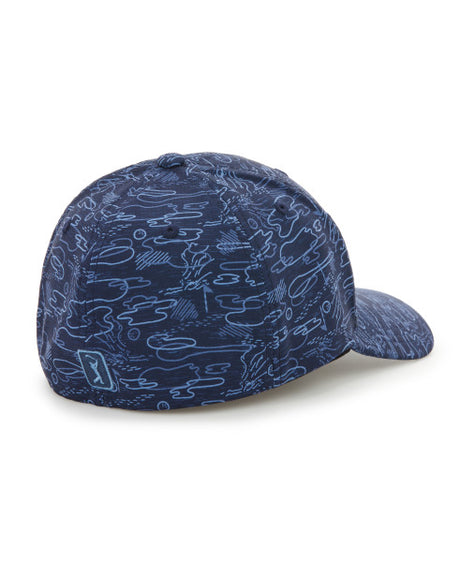 PGA Tour Conversational Flex Golf Cap - Peacoat