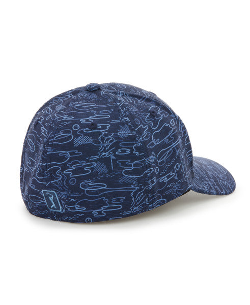 PGA Tour Conversational Flex Golf Cap - Peacoat
