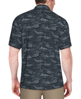 Freeform Golf Print Short Sleeve Golf Polo Shirt
