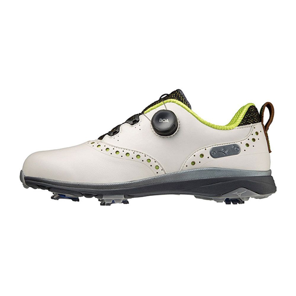 Nexlite Pro Boa Men’s Spiked WD Golf Shoes – White/Lime