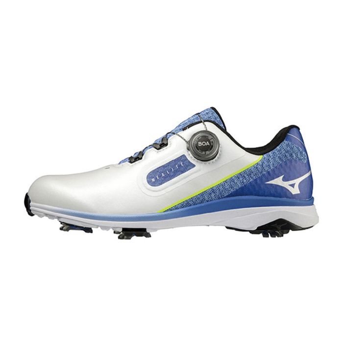 Nexlite SL Boa Men’s Spiked WD Golf Shoes – White/Blue